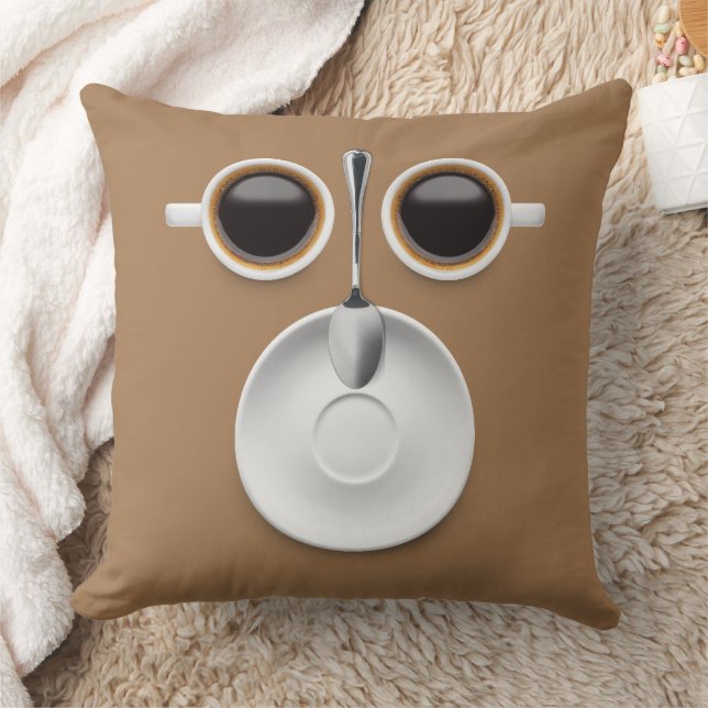 Koffie in bed kussen (Deken)