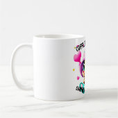 koffie in de ene hand Vertrouwen in de andere Koffiemok (Links)