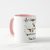 Koffie in de ene hand vertrouwen in de andere mok (Voorkant links)