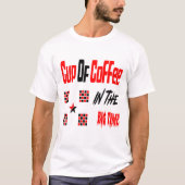 Koffie in de grote tijd t-shirt (Voorkant)