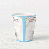 Koffie in de hemel latte mok (Voorkant)
