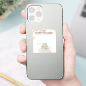 Koffie in de hemel sticker (Telefoon)