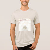 Koffie in de hemel Tri-Blend shirt (Voorkant)