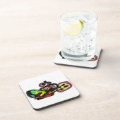 Koffie in de herfst bier onderzetter (Rechterzijde)