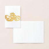 Koffie in de herfst folie kaarten (Display)