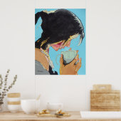 Koffie in de ochtend poster (Keuken)