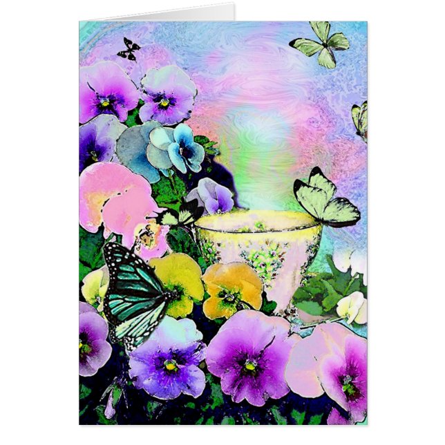 Koffie in de tuin (Voorkant)