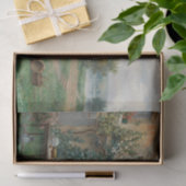 Koffie in de tuin door Daniel Ridgway Knight Tissuepapier (Geschenk)