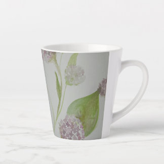 Koffie in de tuin latte mok