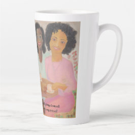 "Koffie in de tuin" Latte Mok