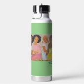 "Koffie in de tuin" Latte Mok Waterfles (Rechts)