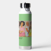 "Koffie in de tuin" Latte Mok Waterfles (Links)