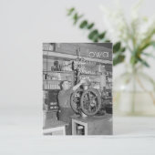 Koffie in een Briefkaart voor algemene winkels (Staand voorkant)