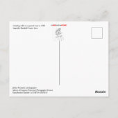 Koffie in een Briefkaart voor algemene winkels (Achterkant)