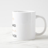 Koffie in één hand Vertrouwen in andere Grote Koffiekop (Rechts)