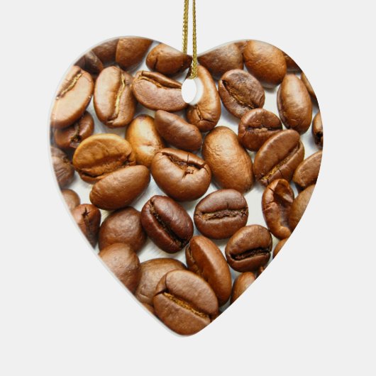 koffie in een kerstfeest drie keramisch ornament (Rechts)