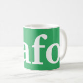 "Koffie" in Esperanto Koffiemok (Voorkant rechts)