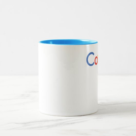 koffie in google font mok (Center)