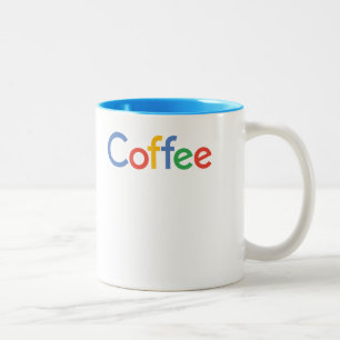 koffie in google font mok