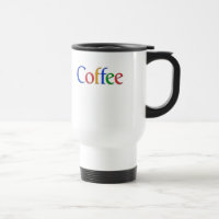 koffie in google font mok
