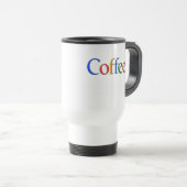koffie in google font remise reisbeker (Voorkant rechts)