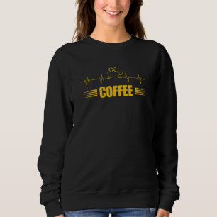 Koffie in hartslag trui