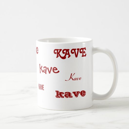 Koffie in het Hongaars Koffiemok (Rechts)