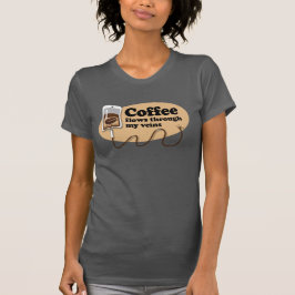 Koffie in mijn aderen t-shirt