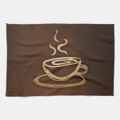 Koffie in mijn beker theedoek (Horizontaal)