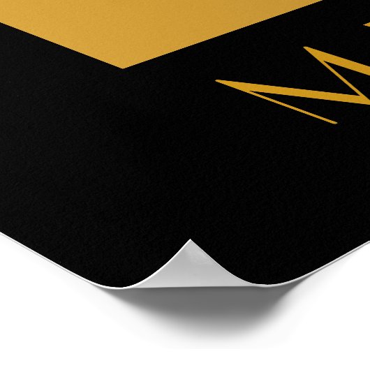 Koffie in mijn favoriete café poster (Hoek)