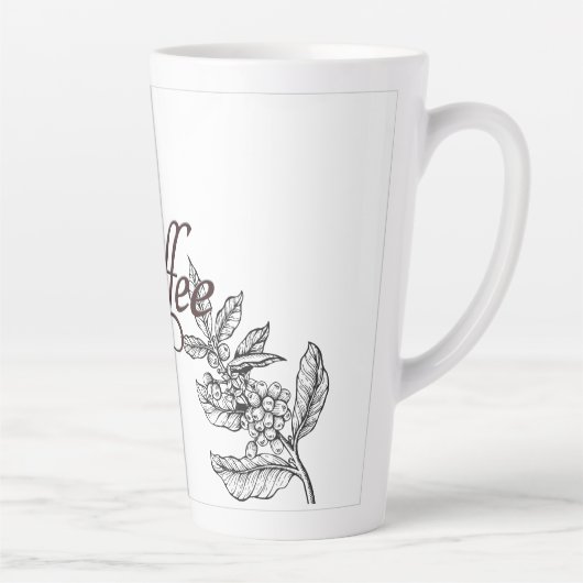 Koffie in stijl latte mok (Rechts)