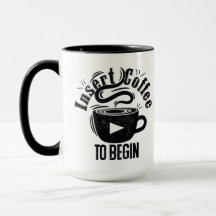 Koffie invoeren om grappige koffiequote te beginne