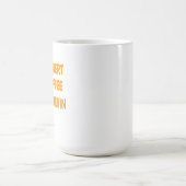 Koffie invoeren om te beginnen mok (Center)