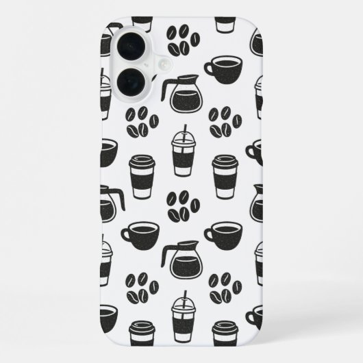 Koffie iPhone Hoesje (Achterkant)