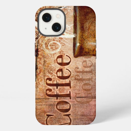 Koffie iPhone Hoesje (Achterkant)