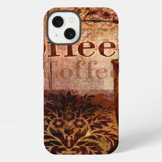 Koffie iPhone Hoesje (Achterkant)