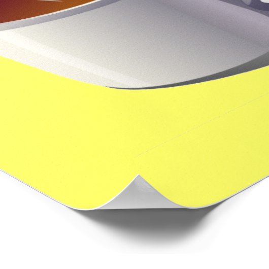 Koffie is als een warme haard voor de soep poster (Hoek)