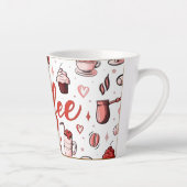 koffie is altijd een cool idee latte mok (Rechts)