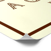 Koffie is altijd een goed ideaal Poster (Hoek)