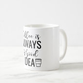 Koffie is altijd een goed idee koffiemok (Voorkant rechts)