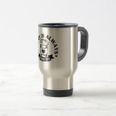 Koffie is altijd een goed idee reisbeker (Voorkant rechts)