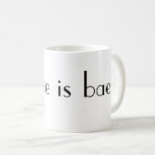 Koffie is baas koffiemok (Voorkant rechts)