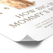 Koffie is brouwen Hoe groot is mama's buik spel Poster (Hoek)