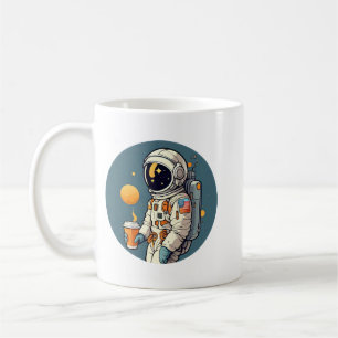 Koffie is BUITENGEWOON ruimtevaart voor astronaute Koffiemok
