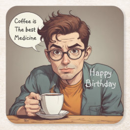 Koffie Is De Beste Medicijn Kartonnen Onderzetters