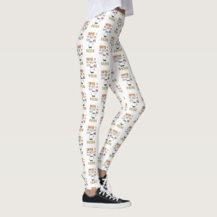 Koffie is de brandstof die me op de been houdt leggings