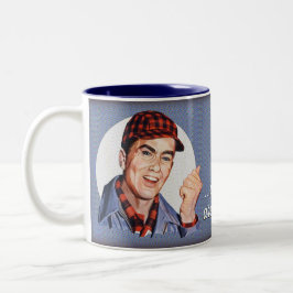 Koffie is de enige reden dat je nog leeft tweekleurige koffiemok