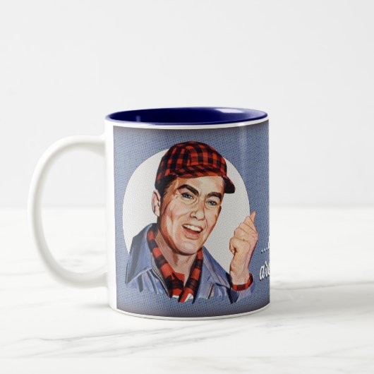 Koffie is de enige reden dat je nog leeft tweekleurige koffiemok (Links)