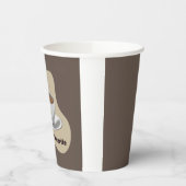 Koffie is de favoriet van mijn vader papieren bekers (Links)