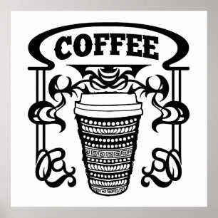 Koffie is de favoriete Drink van iedereen Poster